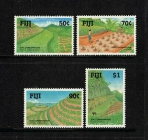 1990 Fiji Soil Conservation Stamps Set of 4 SG 811/4 MUH - Picture 1 of 1