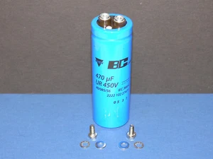 Condensatore Elettrolitico Becher 470uF 450V Di Vishay / BC Capacitor - Foto 1 di 2