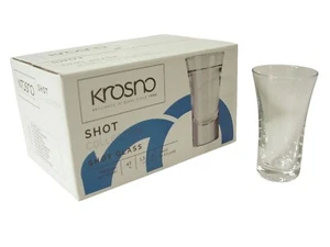 (36434) Lot 6 Glasses Glass Shot Liquor Medium Shot Deva 45ML Krosno - Picture 1 of 8