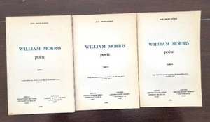 William Morris poète. Complet en 3 volumes par Jean-marie Baissus. (1980) - Imagen 1 de 2