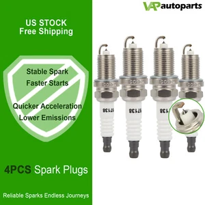 4x Iridium & Platinum Spark Plugs For 2007-2014 Honda Fit 1.5L L4 - Picture 1 of 8