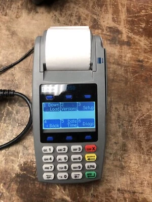 First Data FD-50 Credit Card Terminal W/Pin Pad. Used in Good Condition, Tested. - Image 1 of 4