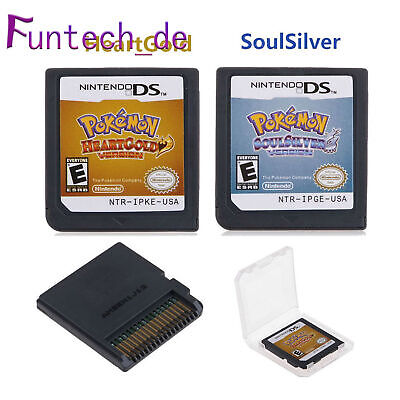 Pokemon HeartGold SoulSilver Game Card For Nintendo 3DS NDSi NDS Lite L4 • 14.48€