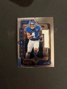 2024 Panini Select Malik Nabers Behind The Numbers New York Giants RC - Picture 1 of 2