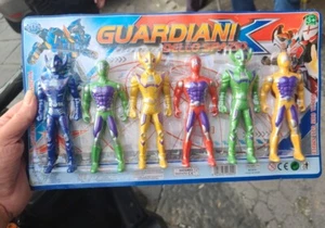 Set guerrieri super eroi colorati Kit gioco di qualità giocattolo toy - Picture 1 of 1