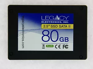 Legacy 2.5" SSD SATA II 80GB Drive SSD20803P001400 - Picture 1 of 2