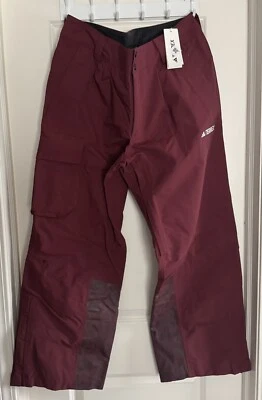 NUEVO $400 ADIDAS TERREX TECHROCK 3L PCN ESQUÍ ALPINO NIEVE PANTALONES ROJOS IB1202 Talla XL Foto 1 de 4