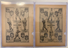 1928 Spalding CINCINNATI REDS RUBE BRESSLER EUGENE HARGRAVE Team Photos 5"x7"
