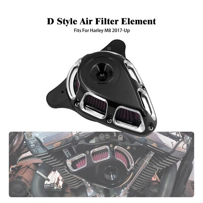 Turnable Air Cleaner Filter Red Intake For Harley Touring Road Electra Glide 17+ - Image 1 of 4