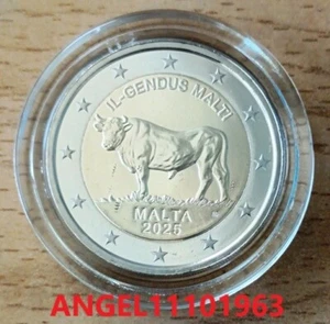 2025 MALTA 2 € CONMEMORATIVOS EN CAPSULA "BUEY MALTES" DISPONIBLE - Imagen 1 de 1