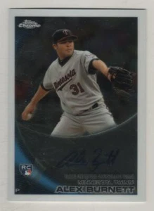 2010 Topps Chrome Rookie Autographs #188 Alex Burnett Minnesota Twins RC Auto - Picture 1 of 1