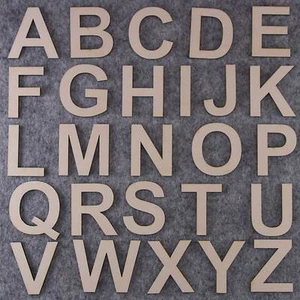 Arial Font Alphabet Set 3mm or 6mm Plywood Capital Letters A-Z 26 Characters - Picture 1 of 1