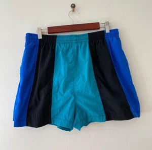 Trader Bay Mens Swim Trunks Size Large Retro Colorblock - Picture 1 of 5