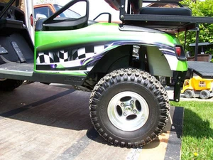 Calcomanías laterales de carro de golf GRANDE Adrenalina Rush gráficos EXGO Club Car Yamaha - Imagen 1 de 7