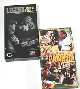 History of the Green bay Packers And The Legend of Lambeau Field NFL VHS Tapes   - Picture 1 of 8