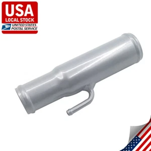 Aluminum LS Swap Radiator Hose Adapter w/ Steam Port, 1.5 Inch - 1.25 Inch Silve - Picture 1 of 8