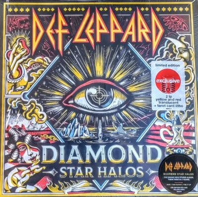 DEF LEPPARD DIAMOND STAR HALOS - RED & YELLOW VINYL - 2-LP SET " NEW, SEALED " - Image 1 of 2
