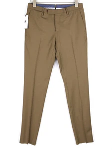 PT Torino Skinny Fit Herren Hose 48 Brown Vlies Wollmischung Zip Fly Freizeit - Bild 1 von 9