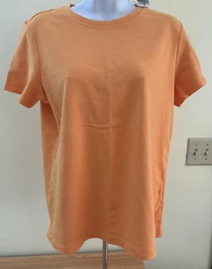CAMISA CHICO MUJER MANGA CORTA TALLA 2 COLOR NARANJA NUEVA CON ETIQUETAS - Imagen 1 de 7