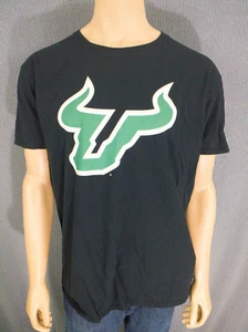 SOUTH FLORIDA BULLS T - SHIRT Black Cotton by FANATICS Men's XL NCAA Football - Picture 1 of 7