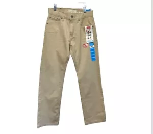 Levi's Signature Jeans Beige Boys S67 Athletic Super Flex Beige Relaxed Size 14 - Picture 1 of 17