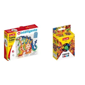 Quercetti- Fanta Color Modular 4 Gioco Creativo con Chiodini, Multicolore, 0880 - Foto 1 di 5