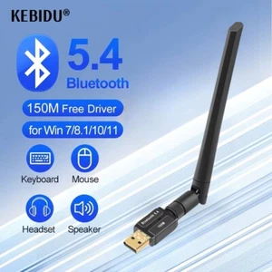 USB Bluetooth 5.4 Adapter 150M Adaptador for PC Wireless Mouse Keyboard Music - Picture 1 of 4