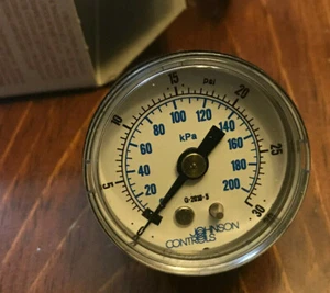 JOHNSON CONTROLS G-2010-5 PRESS GAUGE 0-30 PSI NEW IN BOX - Picture 1 of 2