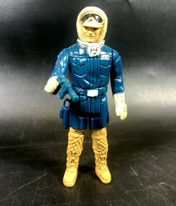 Vintage 1980 Hoth Han Solo Action Figure Weapon Painted Legs Complete Star Wars - Picture 1 of 5