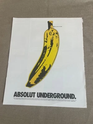 Absolut Underground Music Vodka Magazine Advertisement Ad 2001 - Image 1 of 4