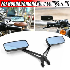 Espejo retrovisor rectangular negro para motocicleta 2* apto para Harley Road Glide TOURING Road King - Imagen 1 de 16