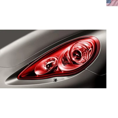 Stylish Red Vinyl Tint for Headlights and Taillights - 12" x 48", Durable & Easy Foto 1 de 4