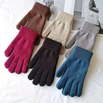 Damentaschenhandschuhe Fleece Dicke Winterwarm robuste Komfort - Bild 1 von 4