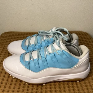 Air Jordan 11 Low Herren Gr. 9 Weiß Metallic University Blue Golfschuhe AQ0963-102 - Bild 1 von 9