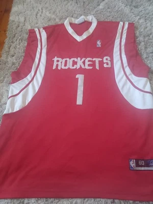 Hombre Talla 60. Camiseta de colección Tracy Mcgrady #1 Houston Rockets de Reebok Foto 1 de 4