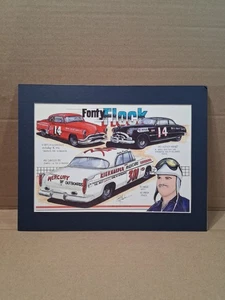 Fonty Flock 1955 Chrysler 300 1953 Hudson Hornet Rennwagen Bill Rankin Print - Bild 1 von 2