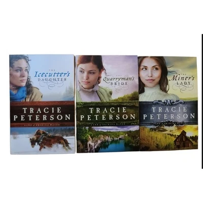 Tracie Peterson Land of Shining Water 3 Book set Icecutters, Quarrymans,Miners - Imagem 1 de 4