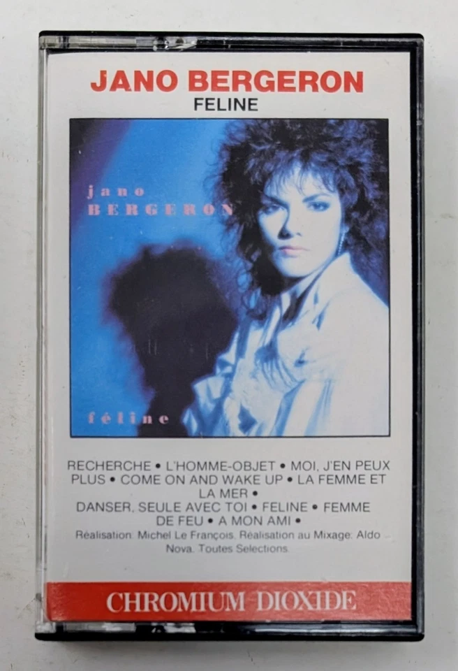 Jano Bergeron – Féline (1986) - Canada - Cassette VG+ (Tested) - Image 1 of 4