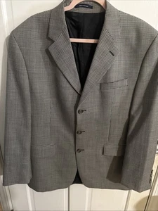 RALPH LAUREN Men Blazer Sport Coat Casual Two Button Jacket 44R Wool Houndstooth - Picture 1 of 16