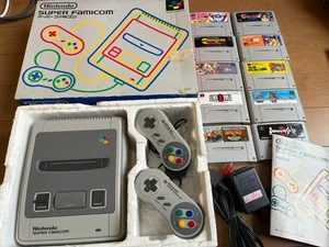 Consola Nintendo Super Famicom 1Chip 01 Versión y Juegos con CAJA Japón SNES - Imagen 1 de 24