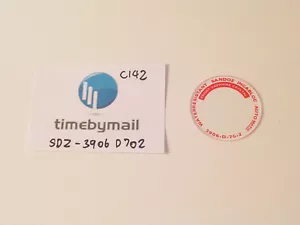 For SANDOZ 3906 D Watch Replacement Back Glass Crystal New RARE Spare Part C142 - Picture 1 of 1