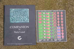FANTASY WARRIORS COMPANION, UNPUNCHED - Picture 1 of 3