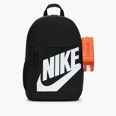 NIKE ELEMENTAL BACKPACK (20L) BLACK SCHOOL BOOK BAG PENCIL CASE HJ4186-010 KIDS - Image 1 of 4