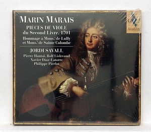 JORDI SAVALL ⸺ MARIN MARAIS Pieces de viole 1701 ⸺ ALIA VOX CD STILL SEALED - Picture 1 of 2