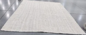 IVORY 9' X 12' Broken Thread Rug, Reduced Price 1172758680 NF730A-9 - Picture 1 of 4
