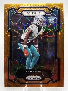 2023 Cam Smith Panini Prizm Lazer Parallel Rookie #364 Dolphins - Picture 1 of 2