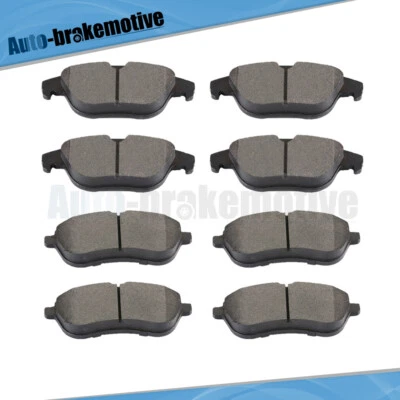 8 PIEZAS PASTILLAS FRENO CERÁMICAS DELANTERAS Y TRASERAS MERCEDES-BENZ C250 C300 REPUESTO EE. UU. Foto 1 de 2