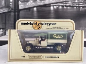 Matchbox Lesney 1918 CROSSLEY CARLSBERG BEER Models of Yesteryear Y-13 1978 NIB - Picture 1 of 10