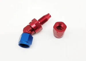 AN Forged Design Swivel Hose End 45 Degree Alloy Adapter - Picture 1 of 6