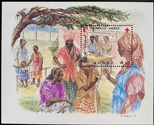 Stamps Norway MNH Miniature Sheet Norway Somalia Year 1987 NK 1016 - Picture 1 of 1